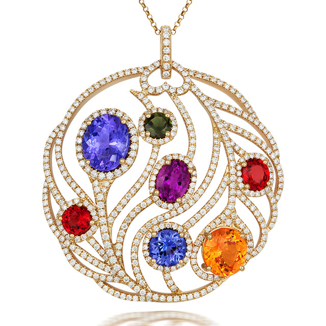 Tapestry In Jewels Pendant