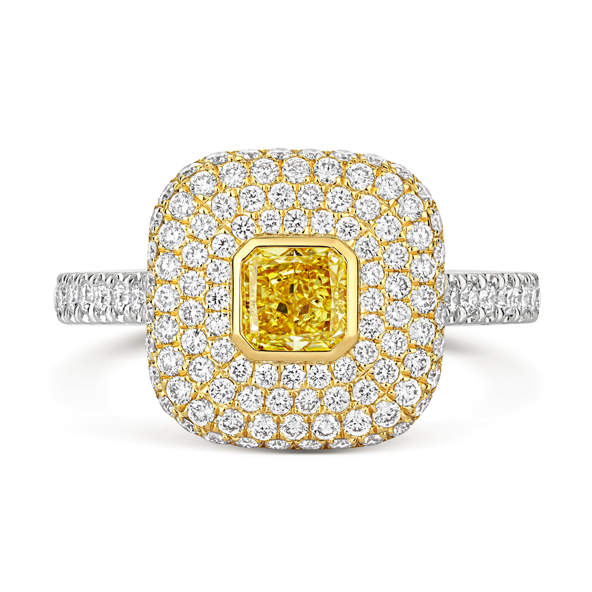 Coloured Diamond Ring