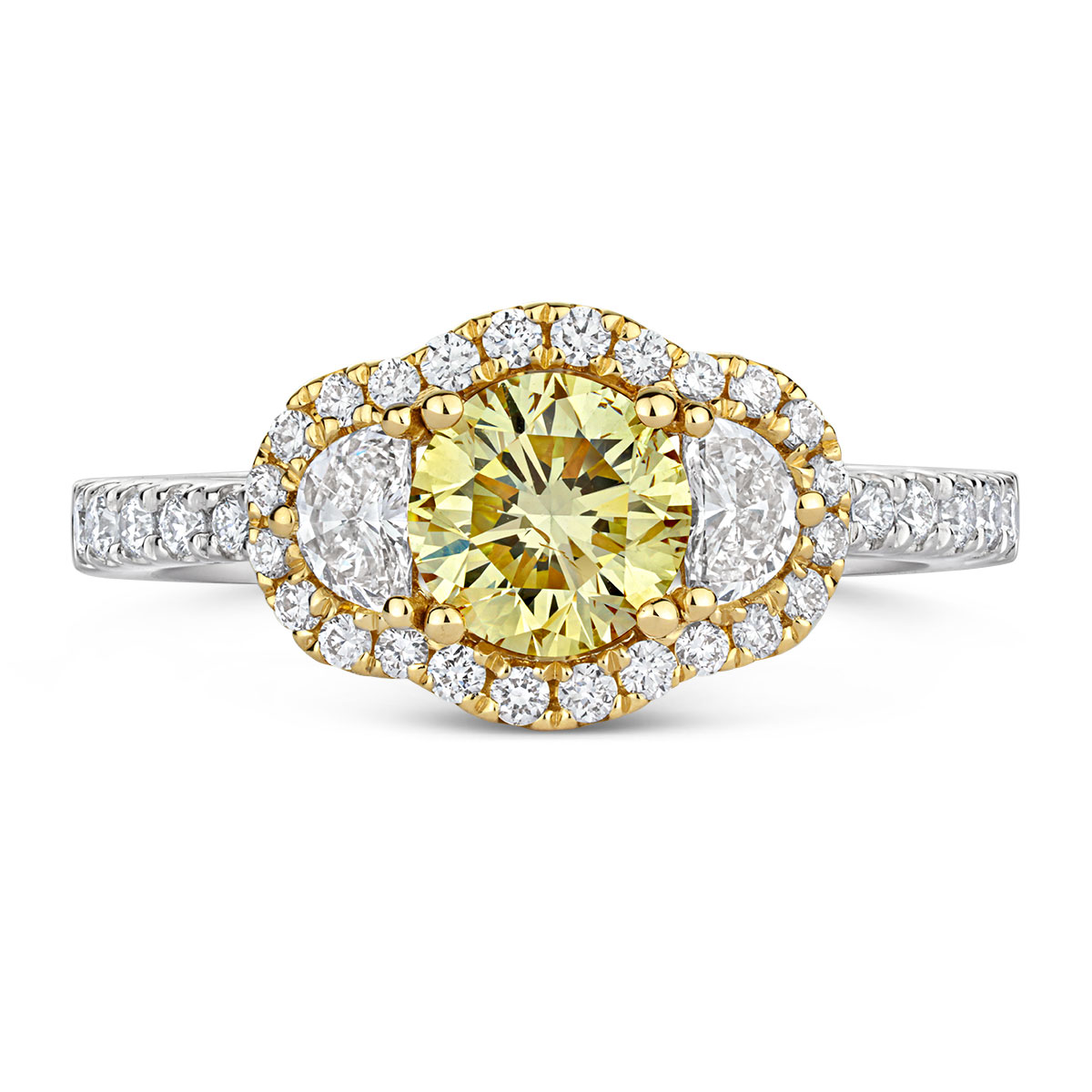 Coloured Diamond Ring