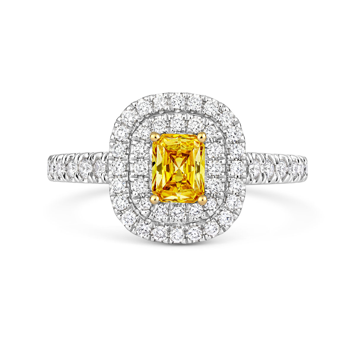 Coloured Diamond Ring