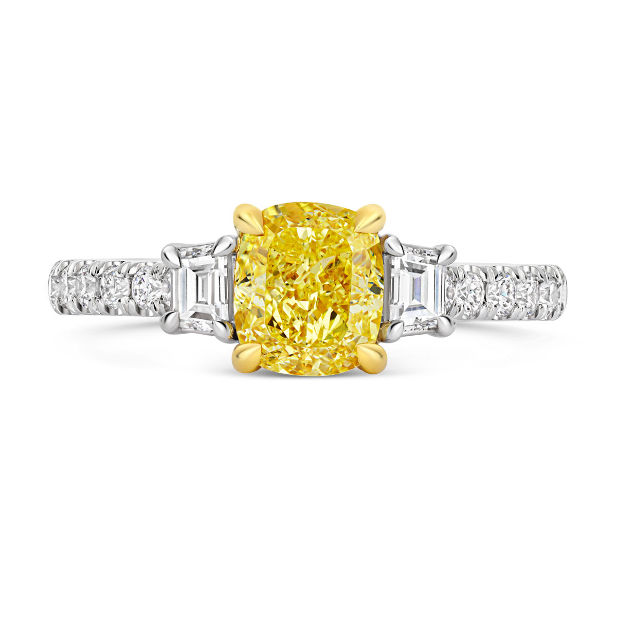 Coloured Diamonds Ring