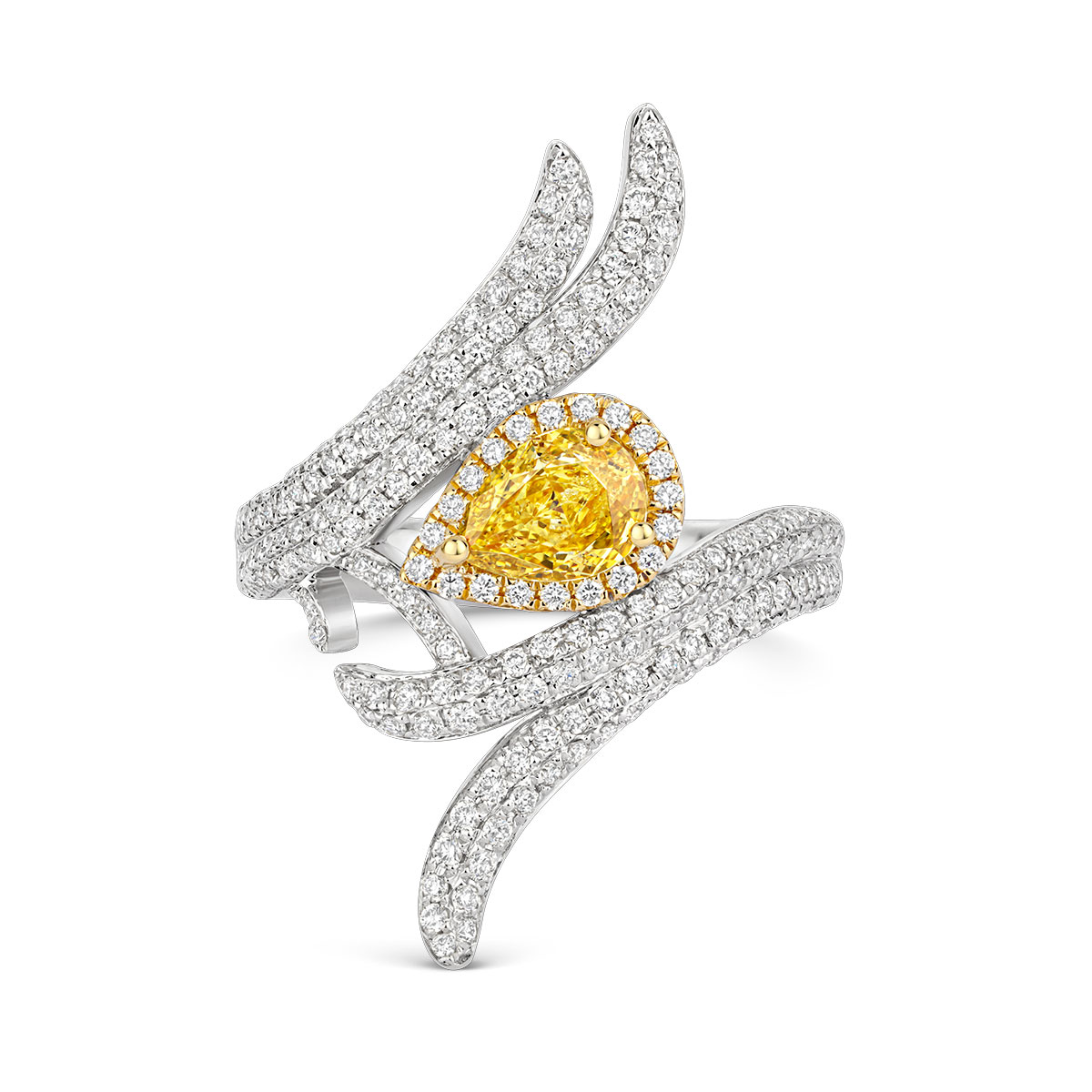 Coloured Diamond Ring