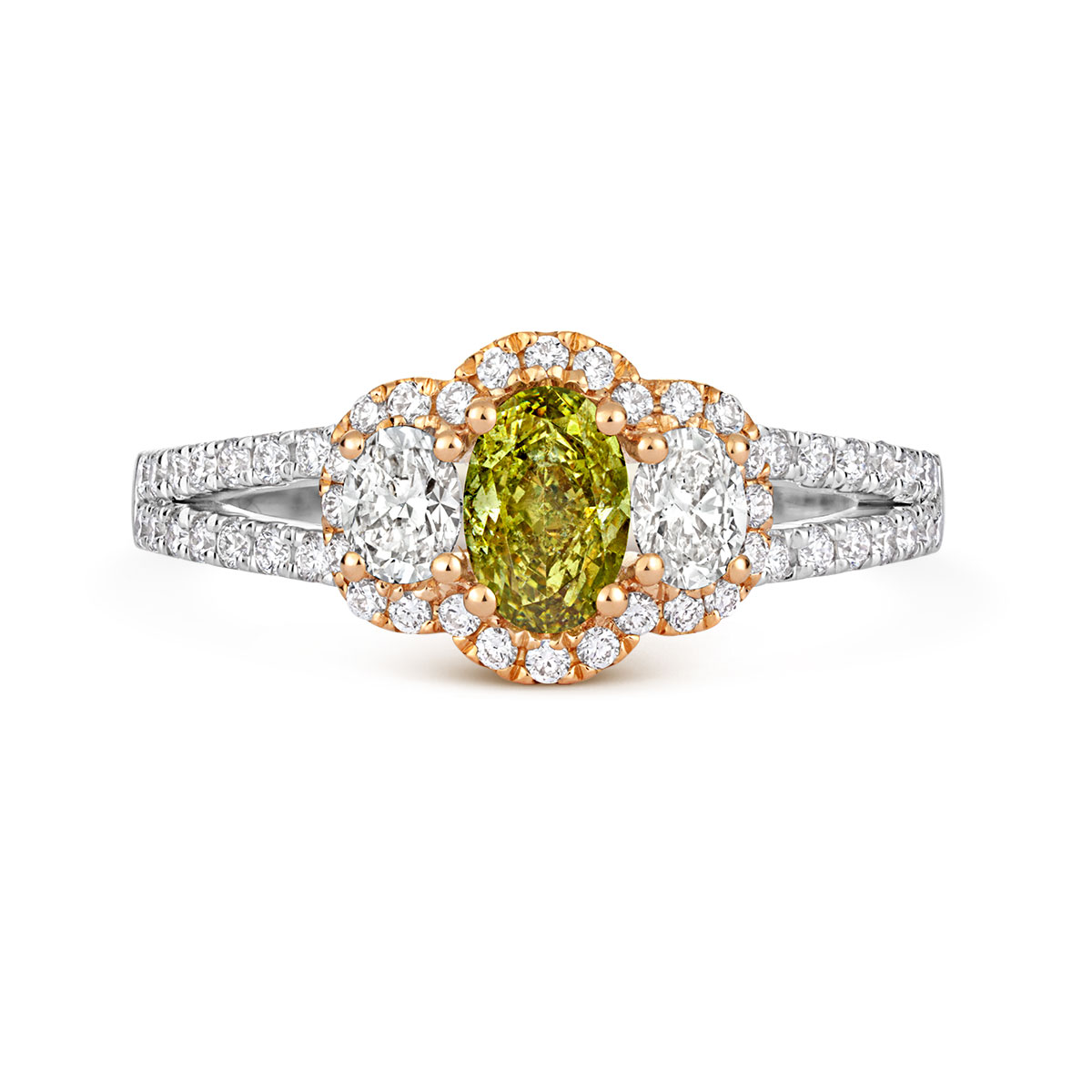 Coloured Diamond Ring