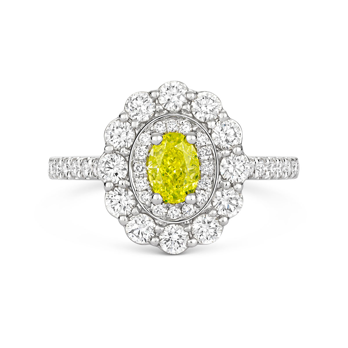 Coloured Diamond Ring