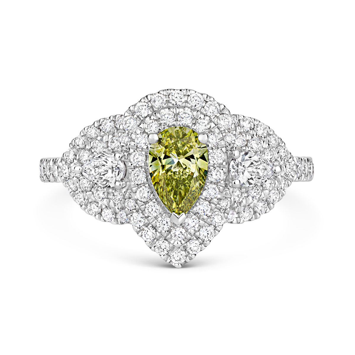 Coloured Diamond Ring