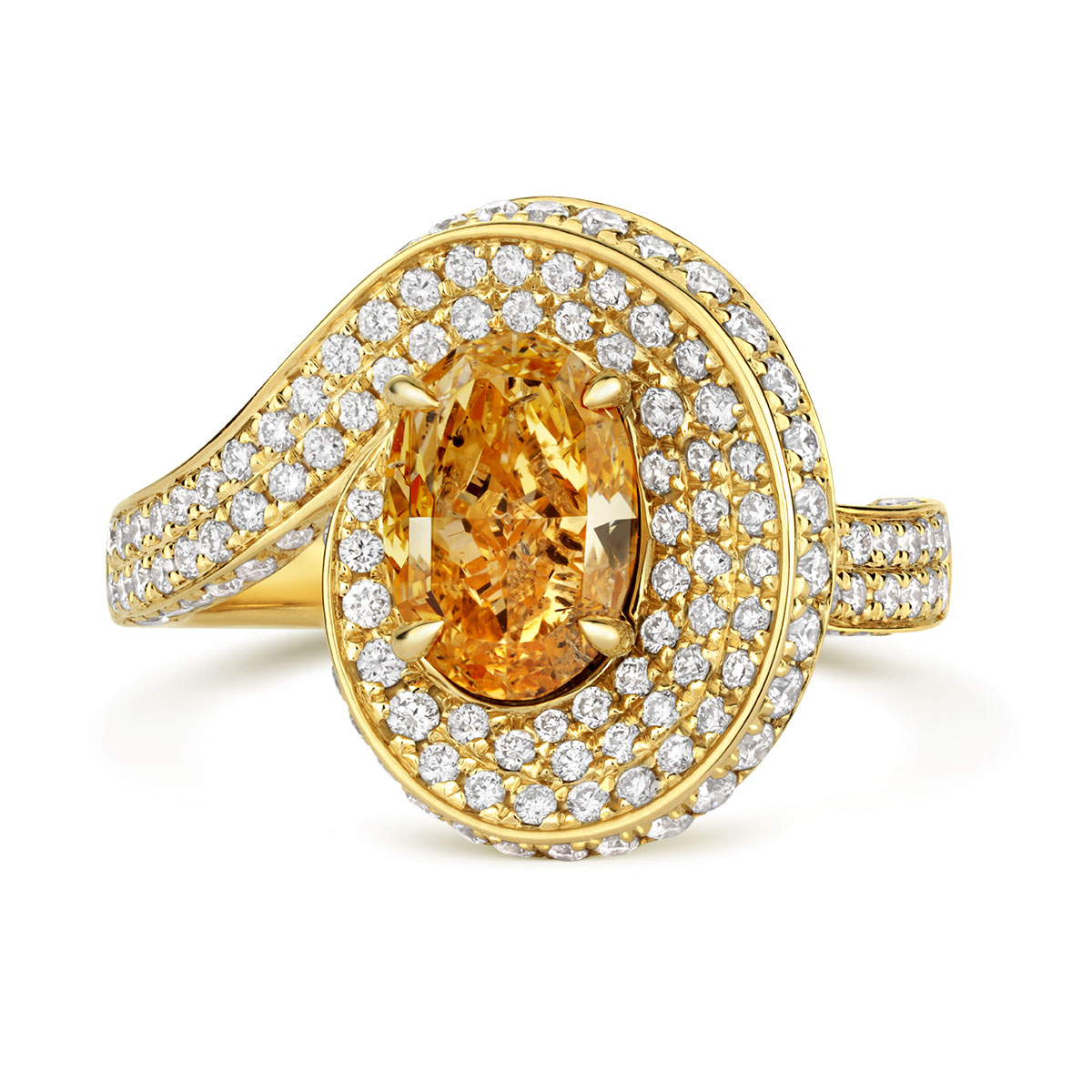 Coloured Diamond Ring